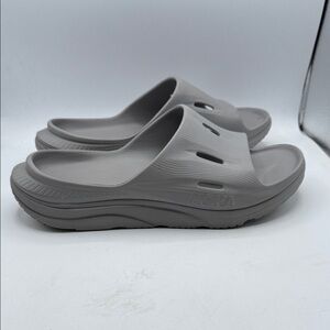 Hoka Gray Slide Sandals men’s 12 S14